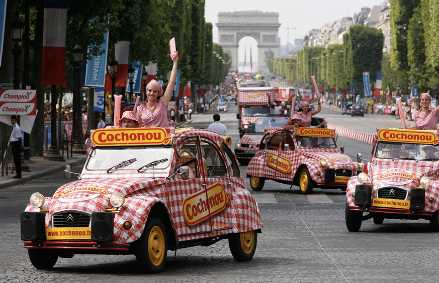 Cochonou «la rock-star du sauciflard» et du Tour de France 2022