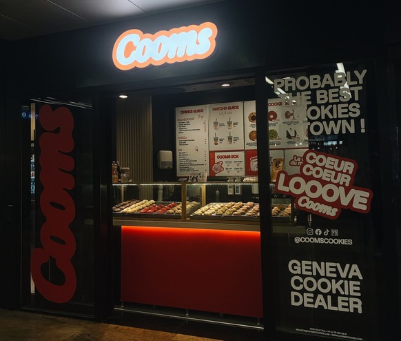Cooms, à Genève, inaugure sa troisième boutique de cookies.