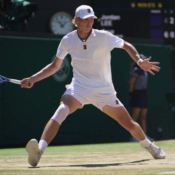 Cruz Hewitt (ici lors du tournoi junior de Wimbledon) a remporté mardi son premier match sur l'ATP Tour