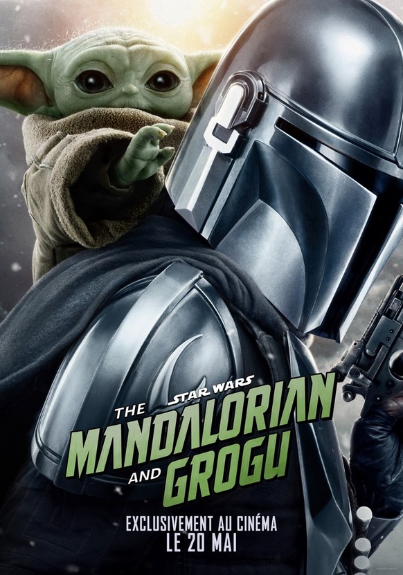 Affiche The Mandalorian and Grogu.