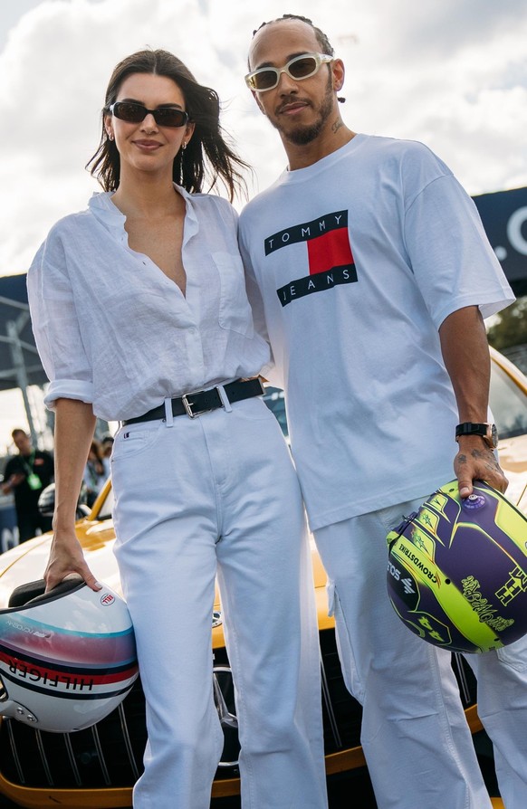 Kendall Jenner et Lewis Hamilton.