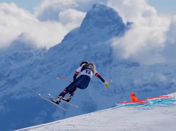 Lindsey Vonn a été victime d'une terrible chute dimanche