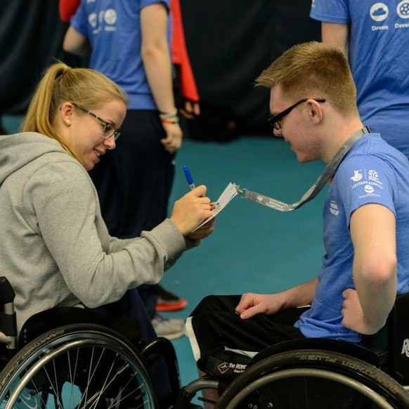 2012: première rencontre entre Nathan Maguire, le talent émergeant, et Hannah Cockroft, la championne.