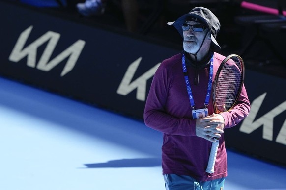 Brad Gilbert sous le cagnard australien.