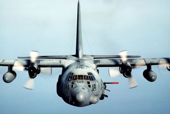 Une «canonnière» volante: l'AC-130 Gunship.