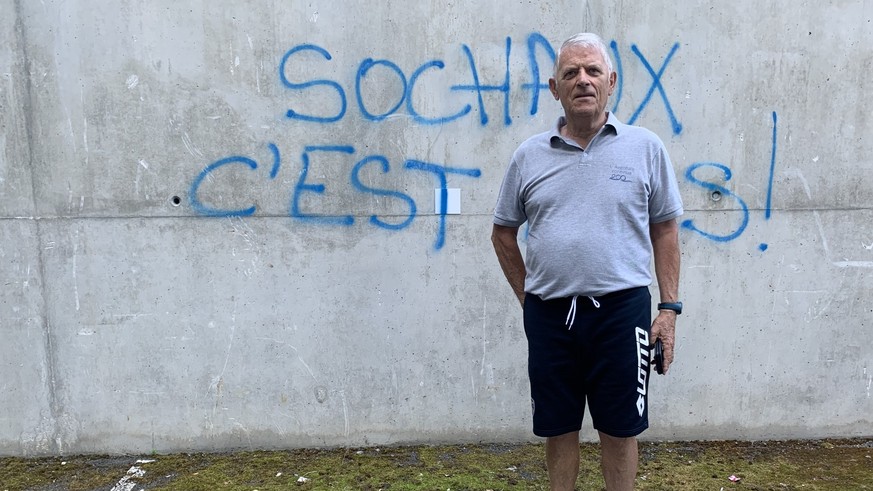 «Sochaux c'est nous!» Yves Plouhinec, supporter du FC Sochaux. 16 août 2023.