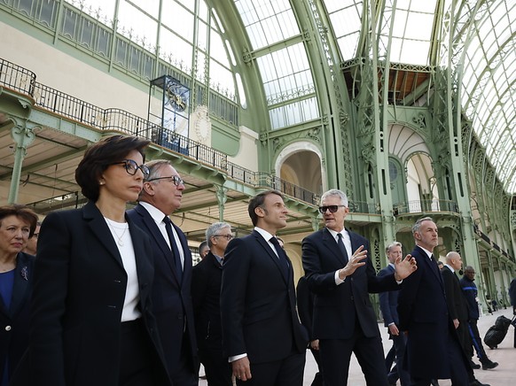 Le Président Emmanuel Macron a fait le point à 100 jours de l&#039;ouverture des JO