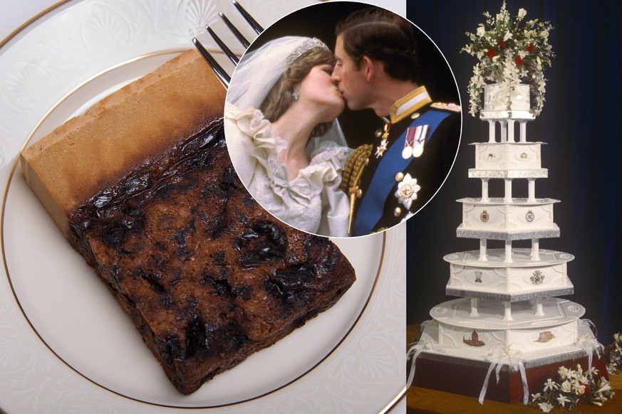 Le gâteau de mariage de Charles et Diana vendu aux enchères