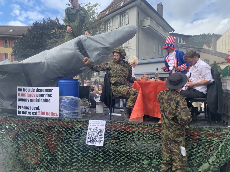 Ce village romand a fait sa fête au F-35