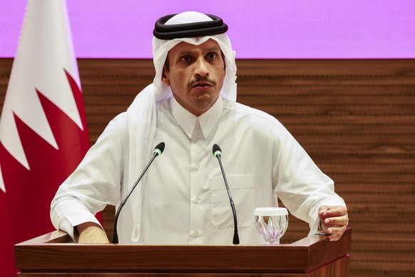 Le Premier ministre du Qatar Mohammed bin Abdulrahman al-Thani.