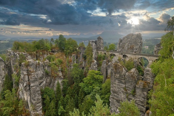 Parc national de la Suisse saxonne, en Allemagne.