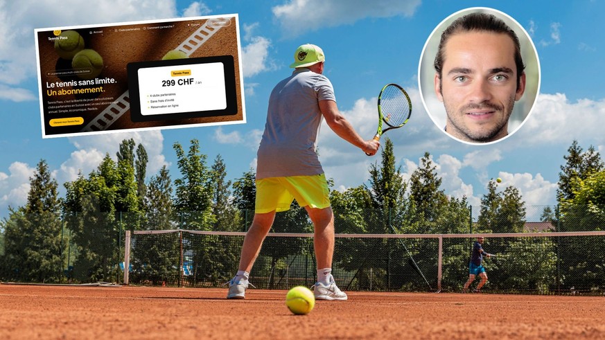 Son invention change la vie des joueurs de tennis en Romandie