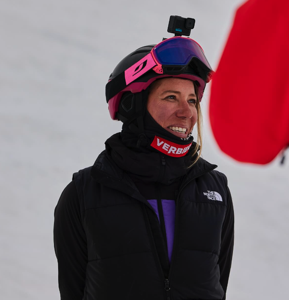 Géraldine Fasnacht, connue comme «la femme-oiseau», est la fondatrice du Verbier Air Show.