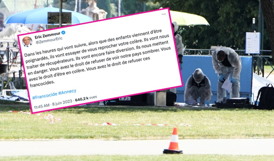Des récupérations «dégueulasses» après l'attaque à Annecy
