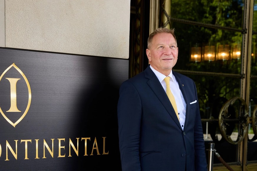 Daniel Arbenz, directeur de l&#039;hôtel Intercontinental à Genève, n&#039;a pas perdu son optimisme.