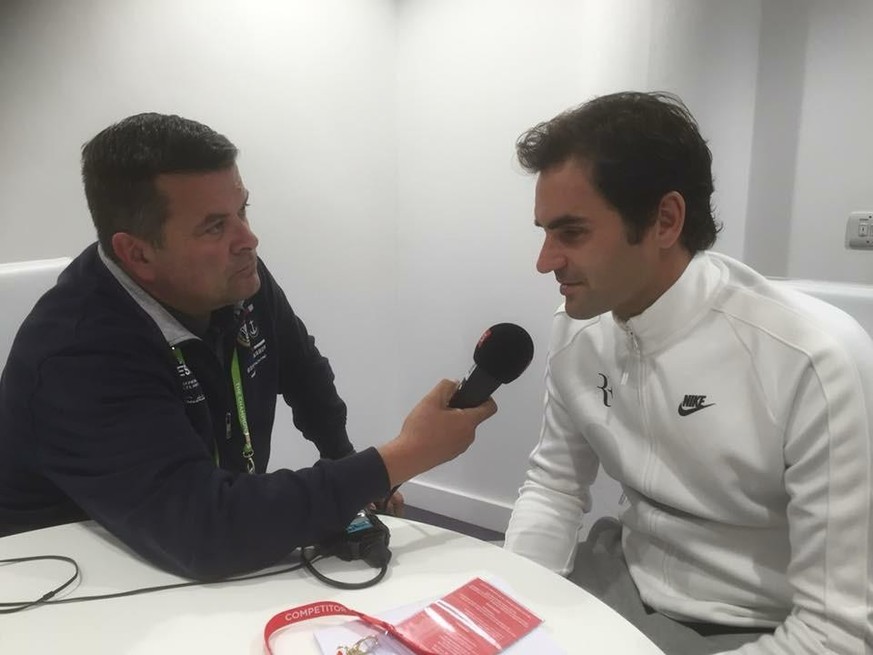 Un mythe de la RTS et une légende du tennis.