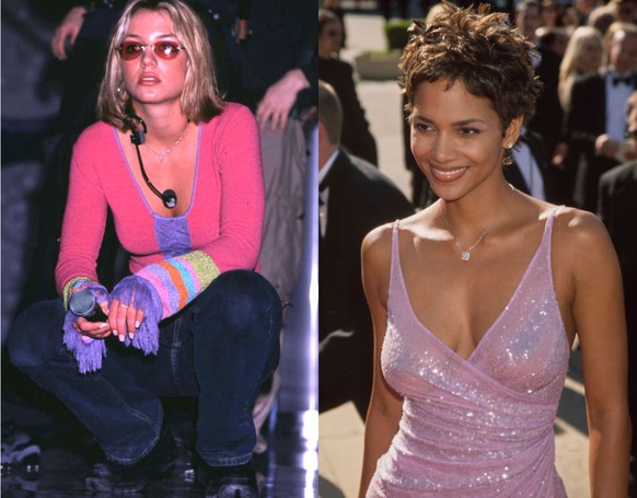 Britney Spears et Halle Berry dans les années 2000.