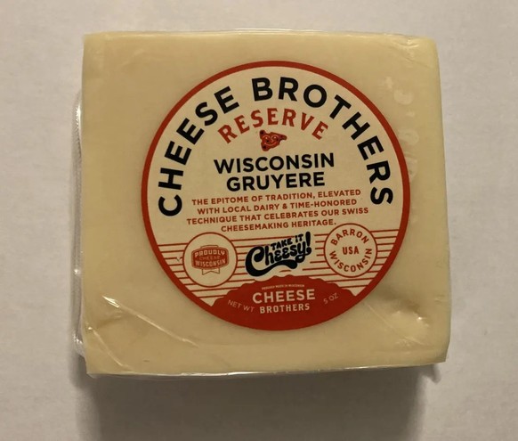Le «Wisconsin Gruyère» de la fromagerie Cheese Brothers.