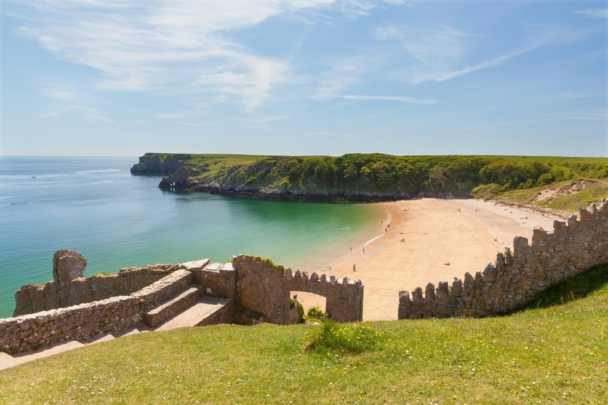 Schönste Strände der Welt für 2026 Barafundle Bay Wales