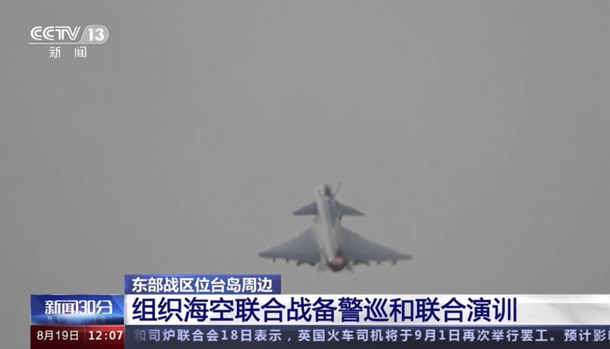 Taïwan: 42 violations de son espace aérien par des avions chinois