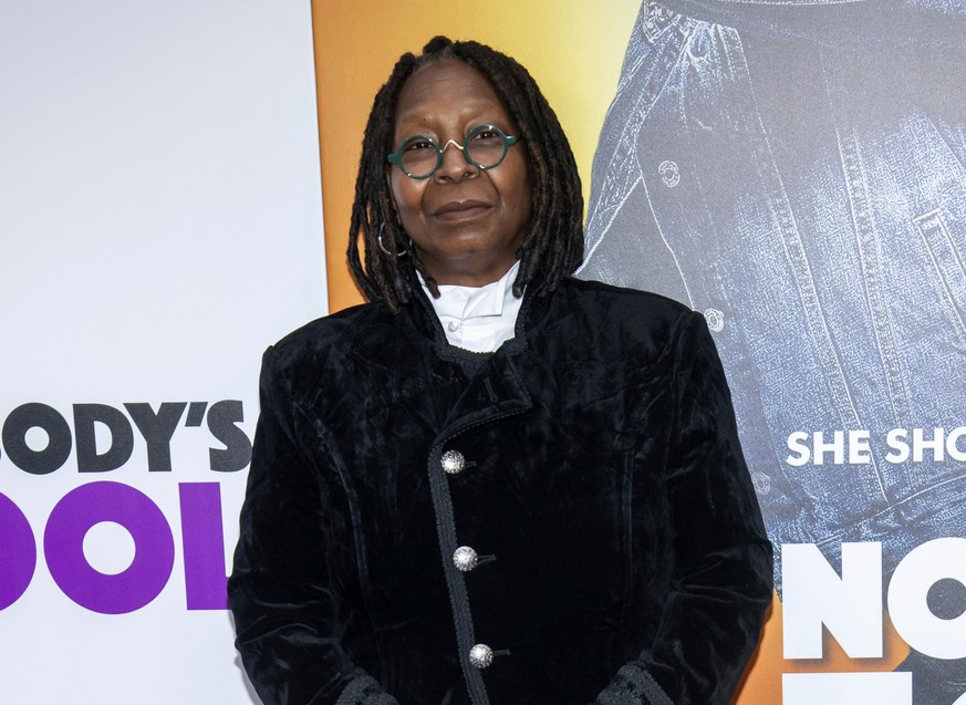 FILE - Whoopi Goldberg attends the world premiere of "Nobody's Fool" in New York on Oct. 28, 2018. Goldberg has been suspended for two weeks as co-host of �??The View�?� because of what ...