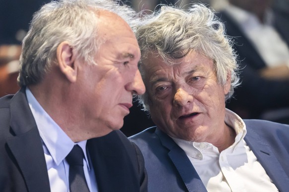 François Bayrou et Jean-Louis Borloo.