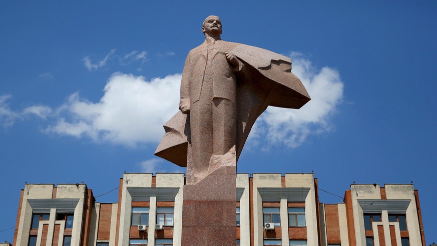 Une statue de Lénine dans la capitale de Transnistrie.