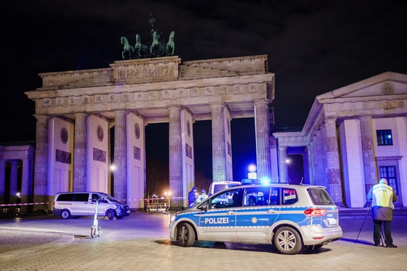 Une voiture a percuté le portail une demi-heure avant minuit, le 15 janvier 2023.