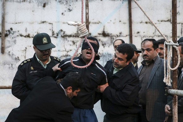Une exécution en Iran, 2014.