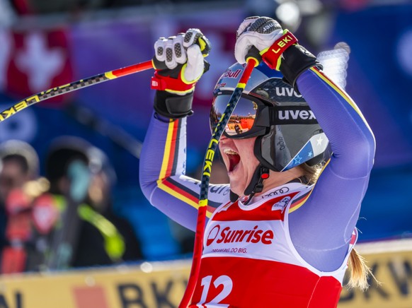 Emma Aicher a remporté la deuxième descente de St-Moritz