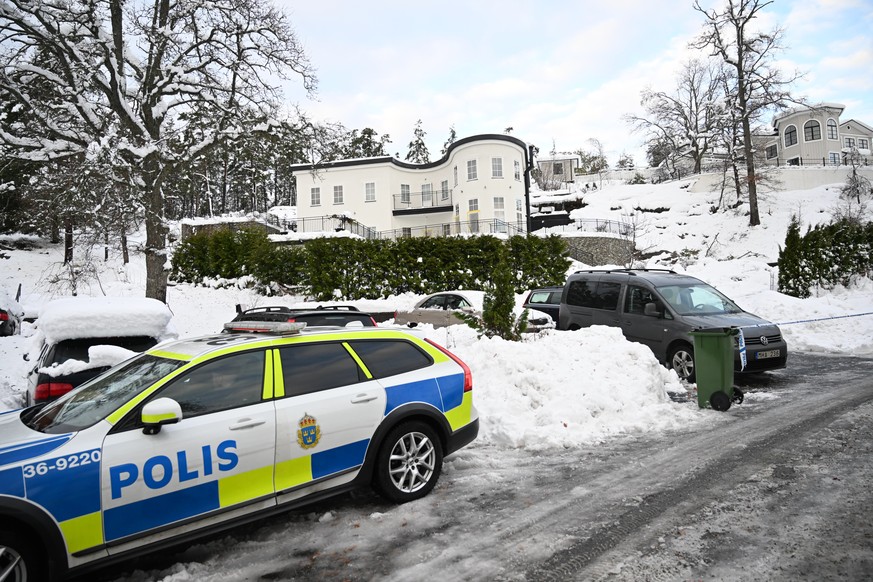 Dans cette villa au sud de Stockholm, les forces spéciales de la police suédoise ont arrêté deux espions russes présumés.