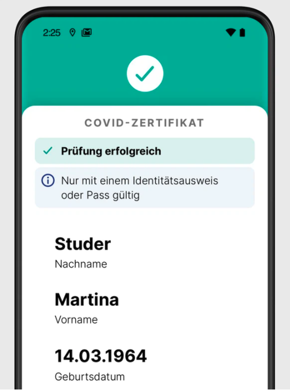 L'application «Covid Check» est destinée à vérifier l'authenticité d'un certificat Covid en scannant le QR code.