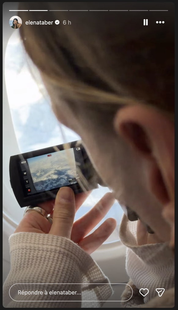 Au caméscope, à l'ancienne.