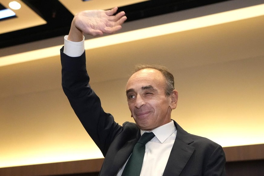 Eric Zemmour. Londres, 19 novembre 2021.