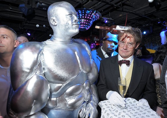 NEW YORK - OCTOBER 31: Seal and Kyle MacLachlan attend the Heidi Klum&#039;s Halloween Party presented by AOL and Absolut Vodka at Lavo on October 31, 2010 in New York City. (Photo by Michael Loccisan ...