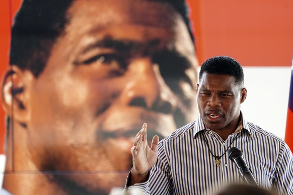 Herschel Walker à Dawsonville, le 25 octobre 2022.