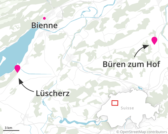 Deux train déraillent dans la région de Bienne.