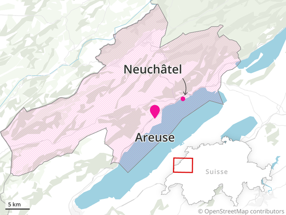 Areuse, canton de Neuchâtel