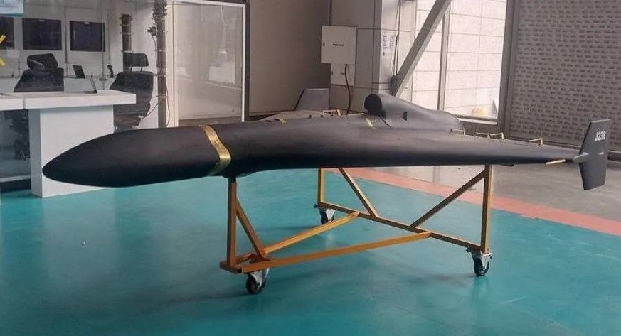Cette photo montrerait un drone russe Geran-3: il se distingue de la version précédente notamment par une propulsion nettement plus rapide.