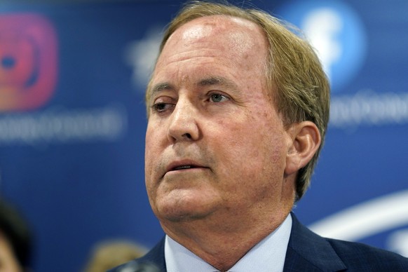 FILE - Texas Attorney General Ken Paxton makes a statement at his office, May 26, 2023, in Austin, Texas. (AP Photo/Eric Gay, File)
Ken Paxton