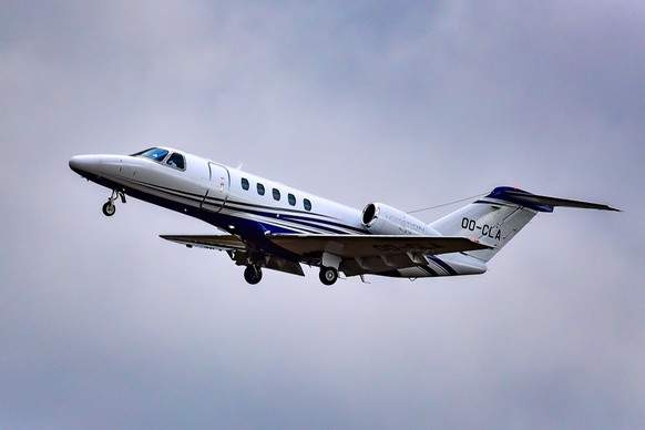 Un jet privé Cessna CJ4.