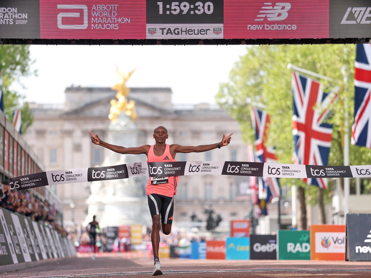 Le recordman du marathon a t trs surveill avant la course