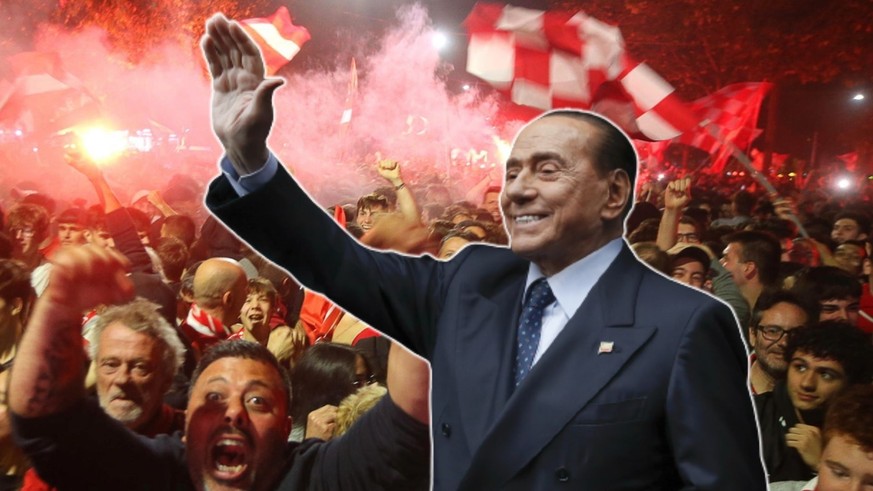Silvio Berlusconi et son club de l'AC Monza sont promus en Serie A.