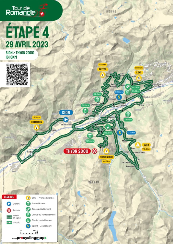 Quatrième étape du Tour de Romandie 2023