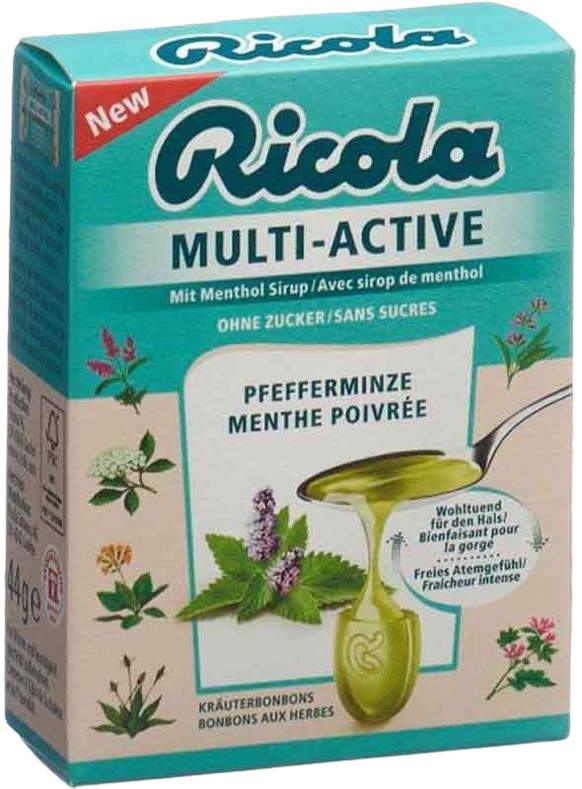 La ligne &quot;Multi-Active&quot; de Ricola est retirée de la vente.