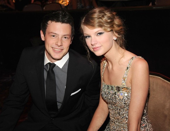 BEVERLY HILLS, CA - JANUARY 30: Actor Cory Monteith and singer Taylor Swift attend the 52nd Annual GRAMMY Awards - Salute To Icons Honoring Doug Morris held at The Beverly Hilton Hotel on January 30,  ...