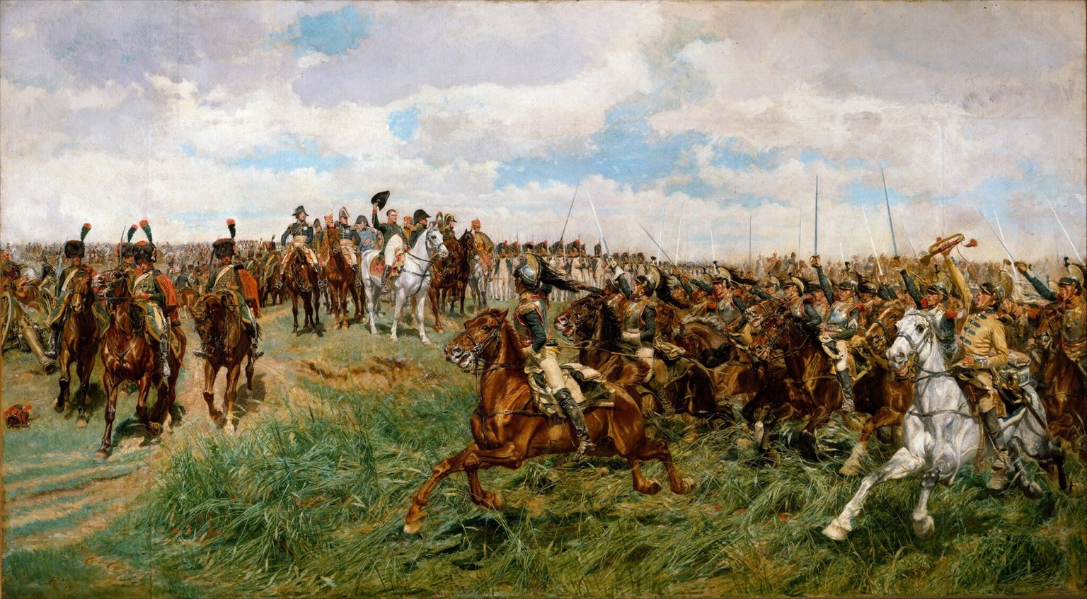 1807, Friedland, par Ernest Meissonier, entre 1861 et 1875.
https://www.metmuseum.org/art/collection/search/437052