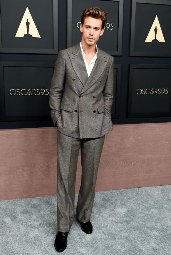 Austin Butler at the 95th OSCARS® Nominees Luncheon held at the Beverly Hilton on February 13, 2023 in Beverly Hills, California. (Photo by Gilbert Flores/Variety via Getty Images)