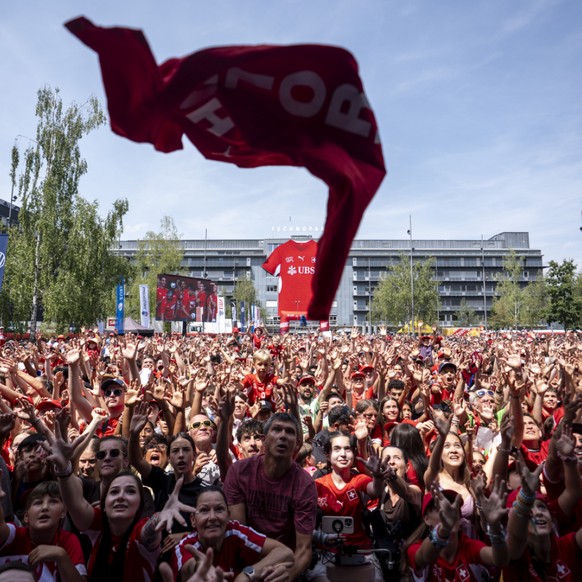La Turbinenplatz était très bien garnie pour accueillir l'équipe de Suisse