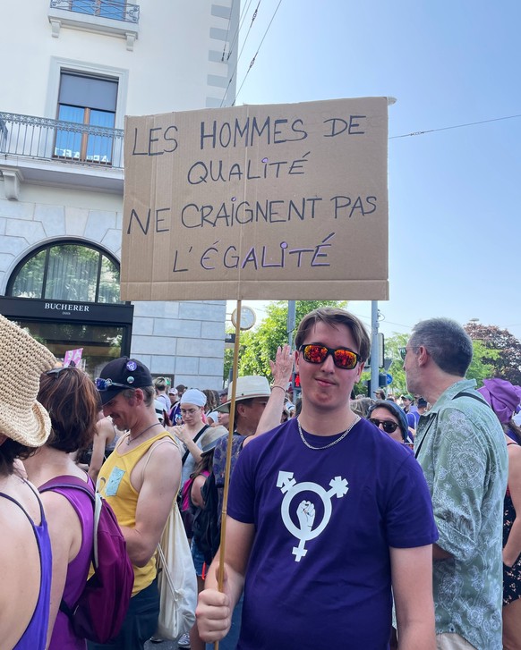Grève féministe du 14 juin 2025 à Genève.